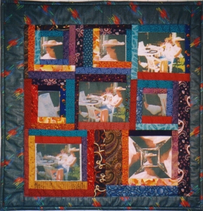 quilts made with bubble jet set for photo transfer