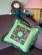 somerset patchwork pillow