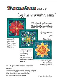 Kameleonquilt nr 2 '..og jula varer heilt til pske'