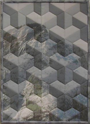photo quilt 'børs og katedral'