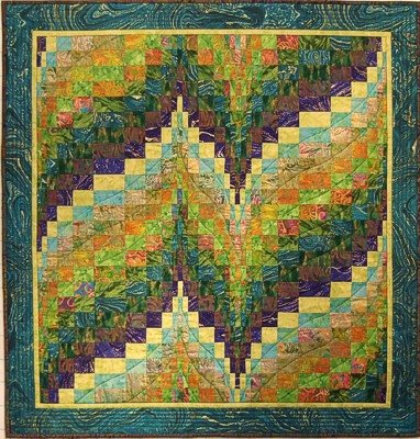 Autumn Bargello wall hanging