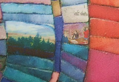 over nordkalotten photo quilt detail