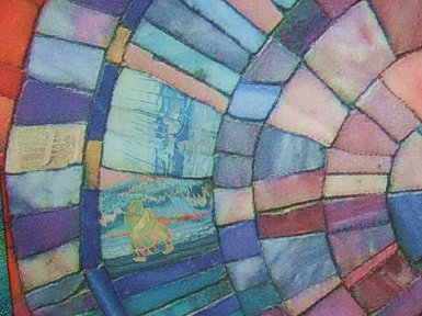 over nordkalotten photo quilt detail