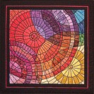 Mosaic Cirlces quilt