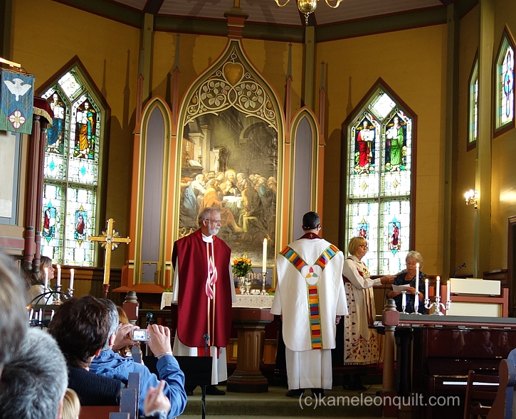presentation of the chausubles