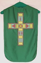 green chasuble