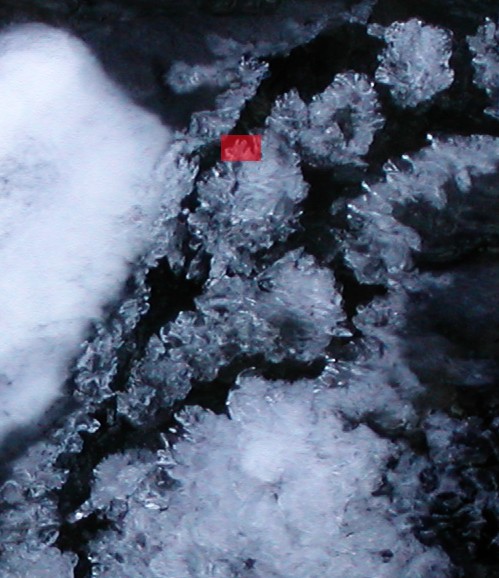 ice on creek 