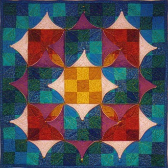 Chameleon Quilt no 3 Nine Patch Kameleon
