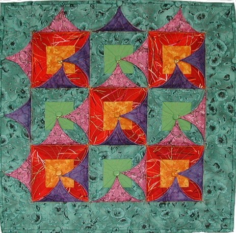 Kameleon Quilt no 5 'Simple Kameleon' diagonal