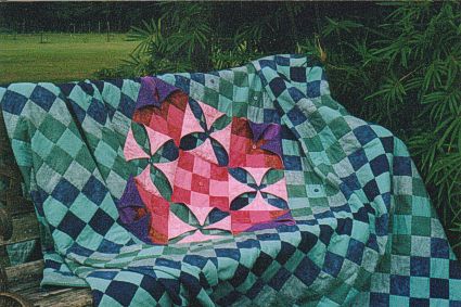 nine patch kameleon made by Bidwell C Drake