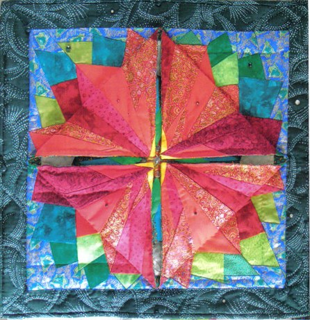 Kameleon Quilt no 2 made by Marianne Gutter