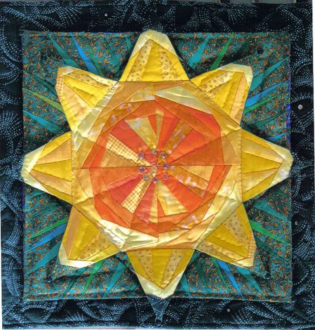Kameleon Quilt no 2 made by Marianne Gutter