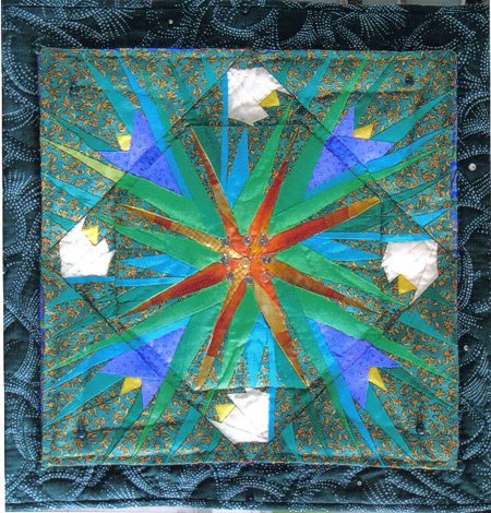 Kameleon Quilt no 2 made by Marianne Gutter