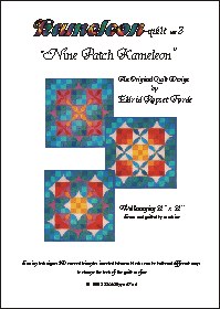Chameleonquilt no 3 'Nine Patch Kameleon'