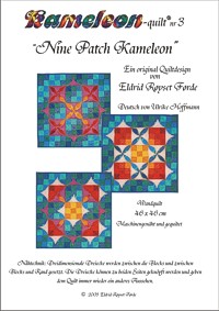 Chameleonquilt no 3 'Nine Patch Kameleon'